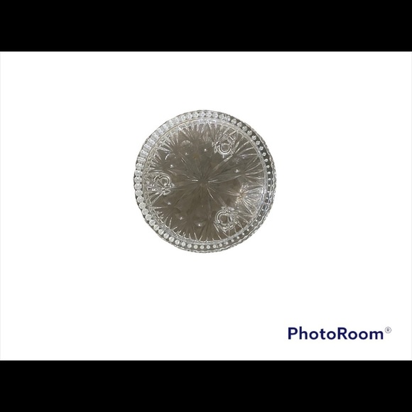 Vintage Fostoria for Princess House 3 taper candle lead crystal centerpiece 80s - Picture 6 of 8